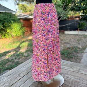 Vintage 1960s Handmade Suzie Zuzek Key West Fabrics Lilly Pulitzer Maxi Skirt